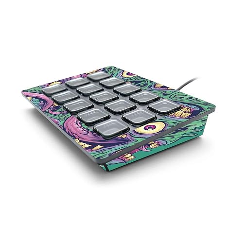 MightySkins Skin for Elgato Stream Deck - Eyes and Teeth | Protective, Durable, and Unique Vinyl Decal wrap Cover | Easy to Apply, Remove, and Change Styles | Made in The USA - Eyes and Teeth