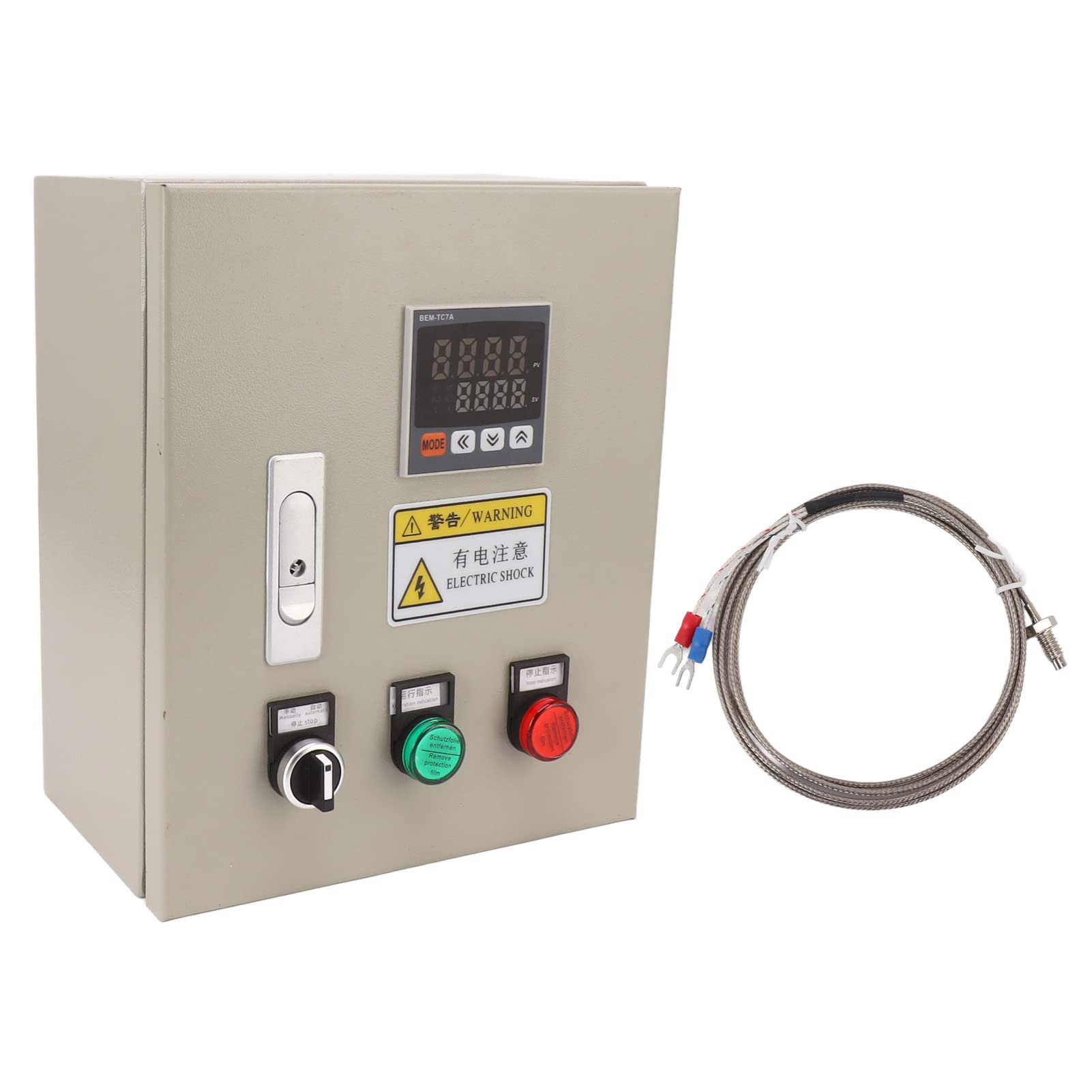 Ejoyous Caja de Control de Temperatura PID, Regulador de Temperatura, 18A 4KW, 0-400 °C for Control de