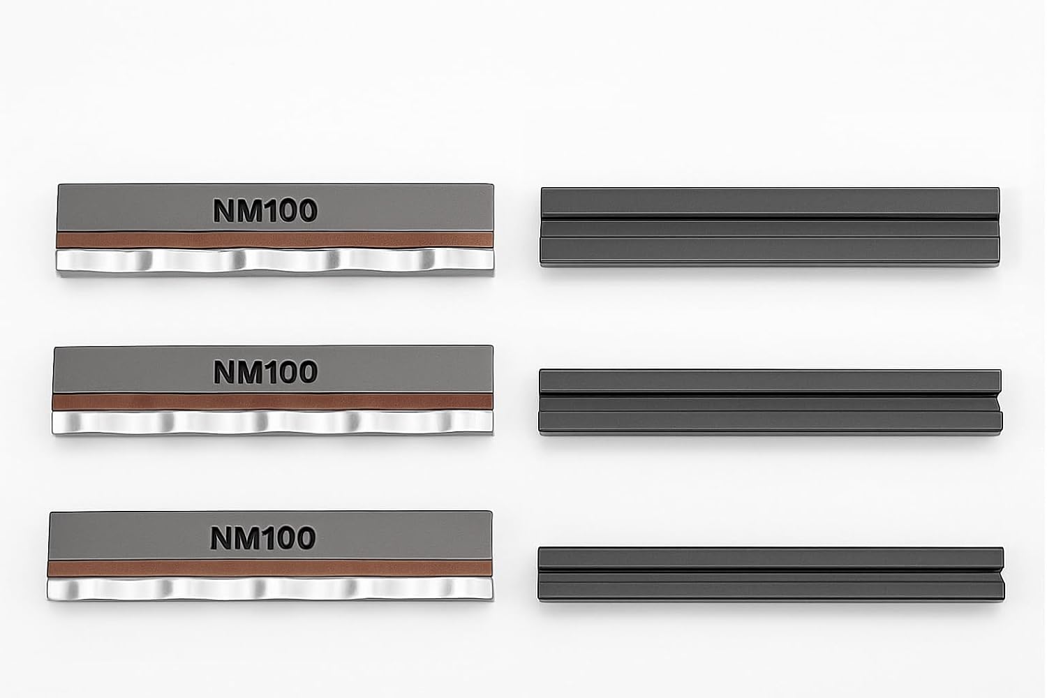 CBN Honing Stones – 100 Grit Borazon Set for Sunnen CV-616 & CK-10 Hones – Fits EHU525, EHU518, NM35 Holders – CK Series – 6 pcs