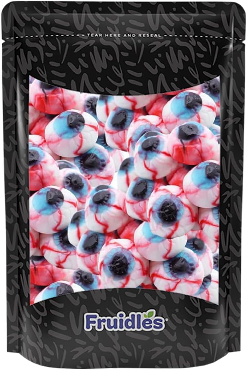 Fruidles Gummy Eyeballs Halloween Candy, Trick-Or-Treat Party Bag Fillers, Party Favor (1 Pound)
