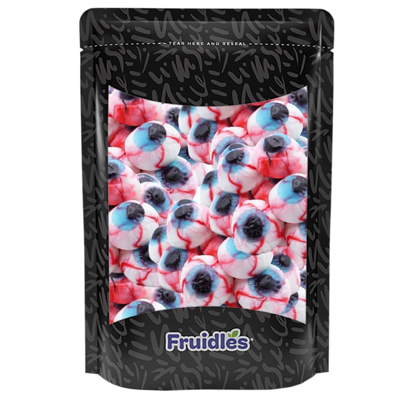 Fruidles Gummy Eyeballs Halloween Candy, Trick-Or-Treat Party Bag Fillers, Party Favor (1 Pound)
