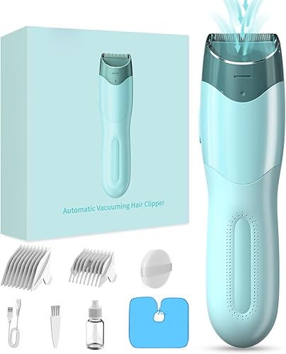 Favrison Cortadora de pelo inalámbrica y recortadora con pantalla LED y hoja segura para la piel, kit de corte de cabello profesional, recortadora