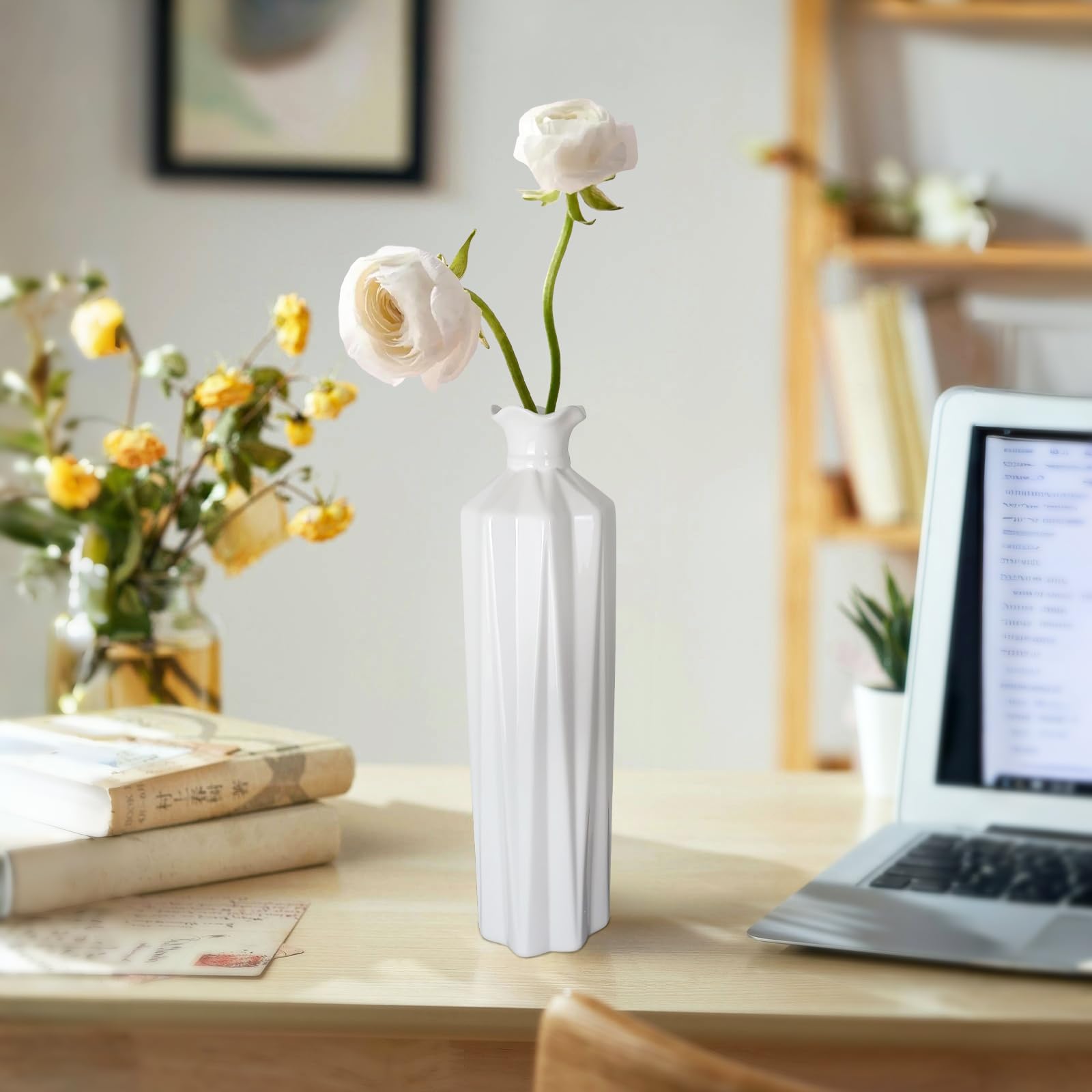 DJYY Modern White Ceramic Vase - Image 3