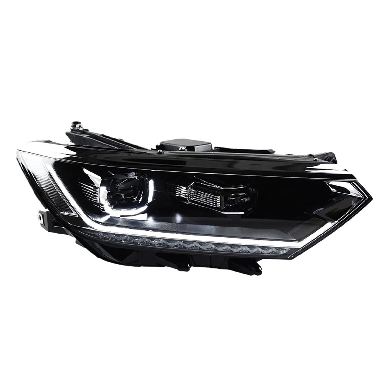 Faro Coche 2 Faros Delanteros LED Para Coche, Actualización De Alta Configuración, Accesorios Lentes Bifocales Para Passat B8 2016 2017 2018 2019 2020 Faros Delanteros