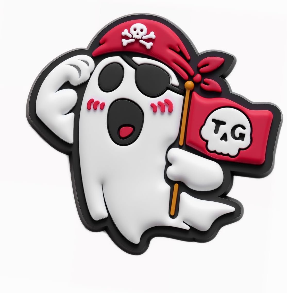TACTICAL GEEK PVC Patch, Cool Clothes Accessory Backpack Armband Sticker, Funny Morale PVC Rubber (BG27-HZ)