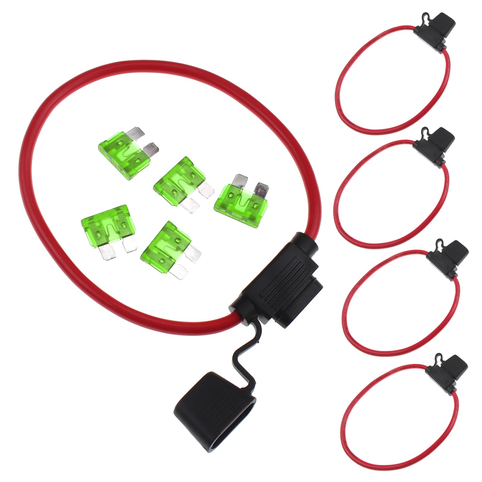 Snapklik.com : ZOOKOTO 12V 10 Gauge Inline Fuse Holder