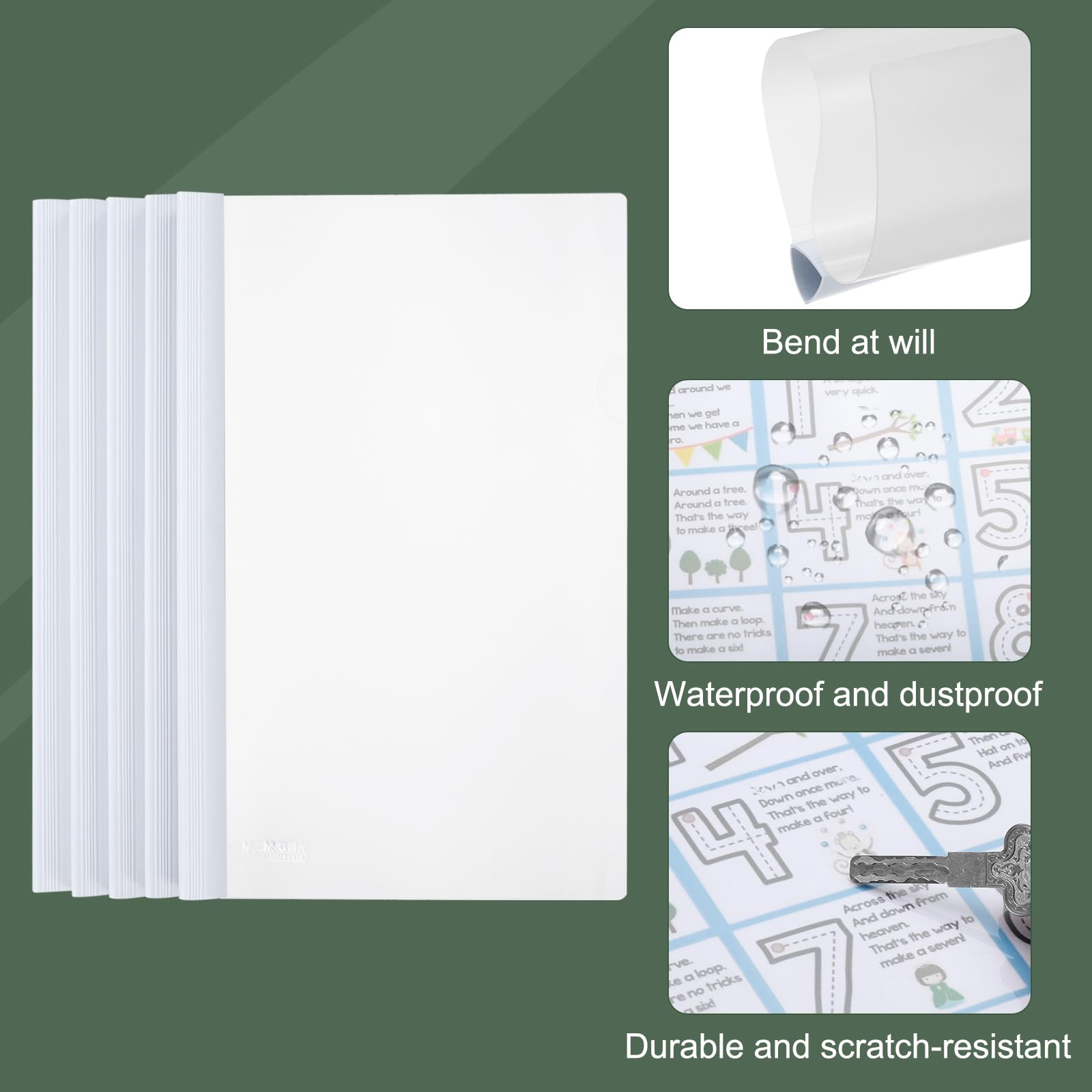 M&G 5 Pcs Report Covers with Sliding Bar - Image 3