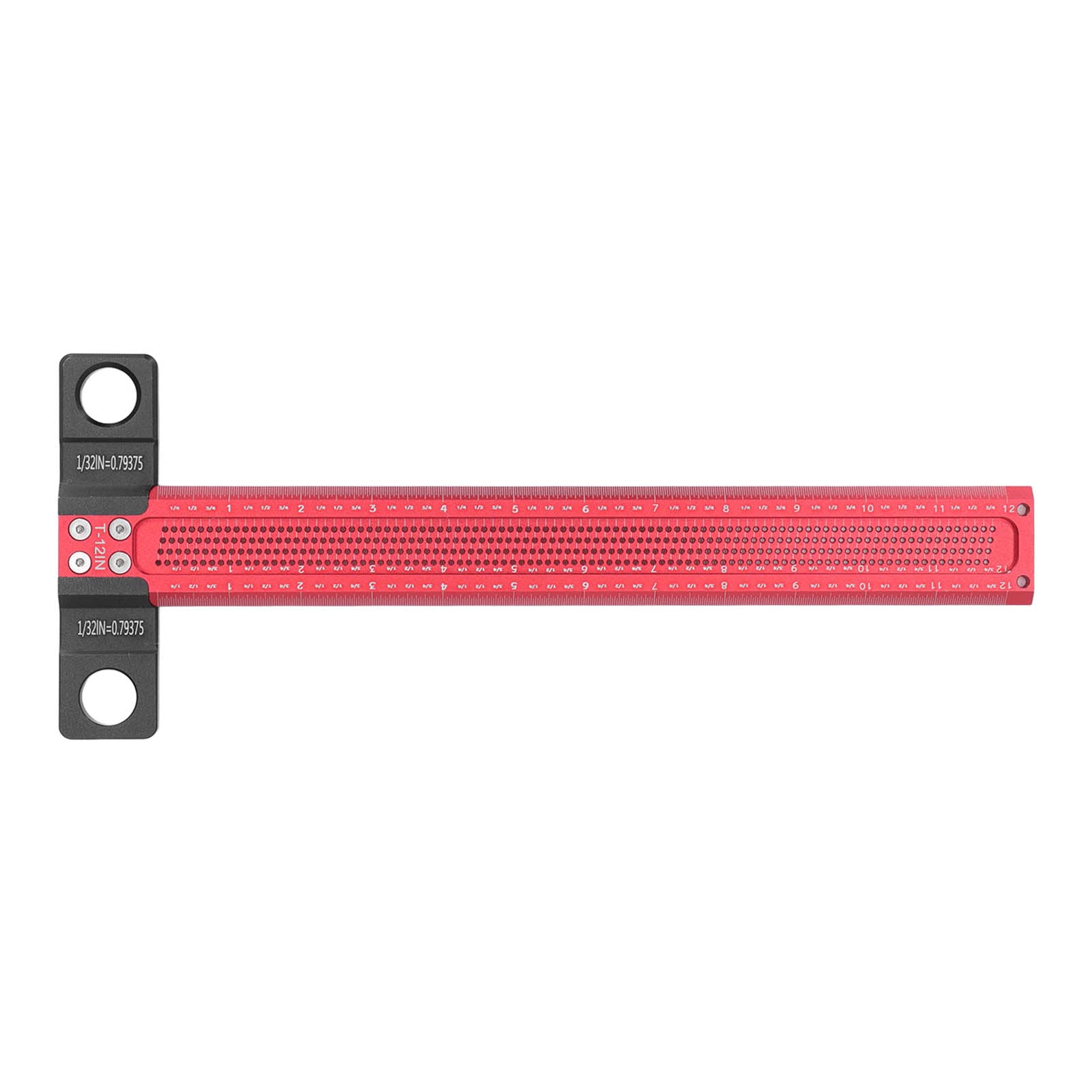 Yomiyuyr Woodworking Scriber T Square Ruler,Premium Woodworking Scriber T Square Ruler - Aluminum Alloy for Precise Measuring and Layout in Carpentry and DIY Projects