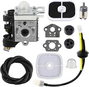 PB-251 PB-265LN Carburetor for Echo PB-250 ES-250 PB-250LN Handheld Leaf Blower, ZAMA RB-K85 RB-K106, for Echo PB-265L PB-265LN PB-251 ES-255 PB-255 PB-255LN Backpack Leaf Blower.