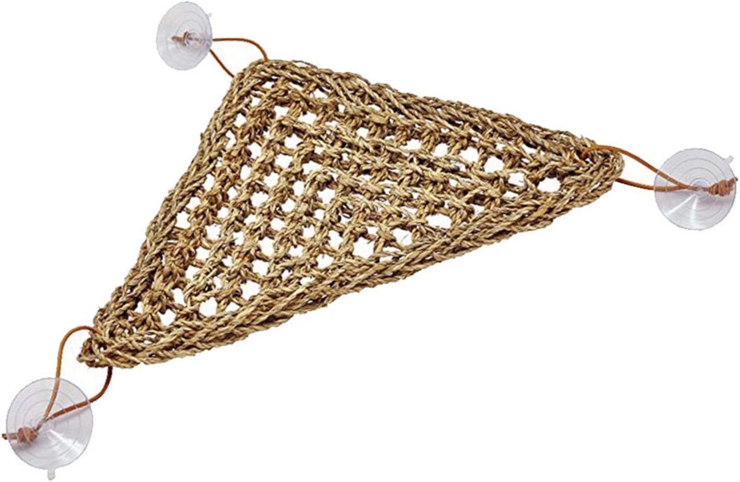 Amazon | 爬虫類 ハンモック 吸盤 手作り天然織り ペットハンモック