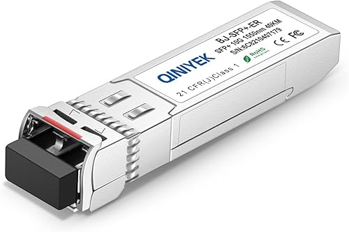 Vista 12 de Transceptor 10GBase-LR SFP+, módulo monomodo 10G SFP+LC para Netgear, SMF, 1310nm, hasta 6.2 mi, DDM