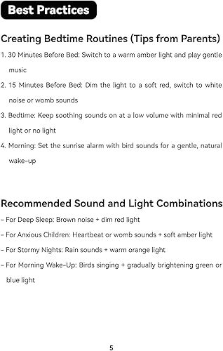 Miniatura 13 de Mewaii Lighthouse - Máquina de sonido de bebé de ruido blanco y luz nocturna, 100 sonidos relajantes, detección de llantos AI, alarma de amanecer,