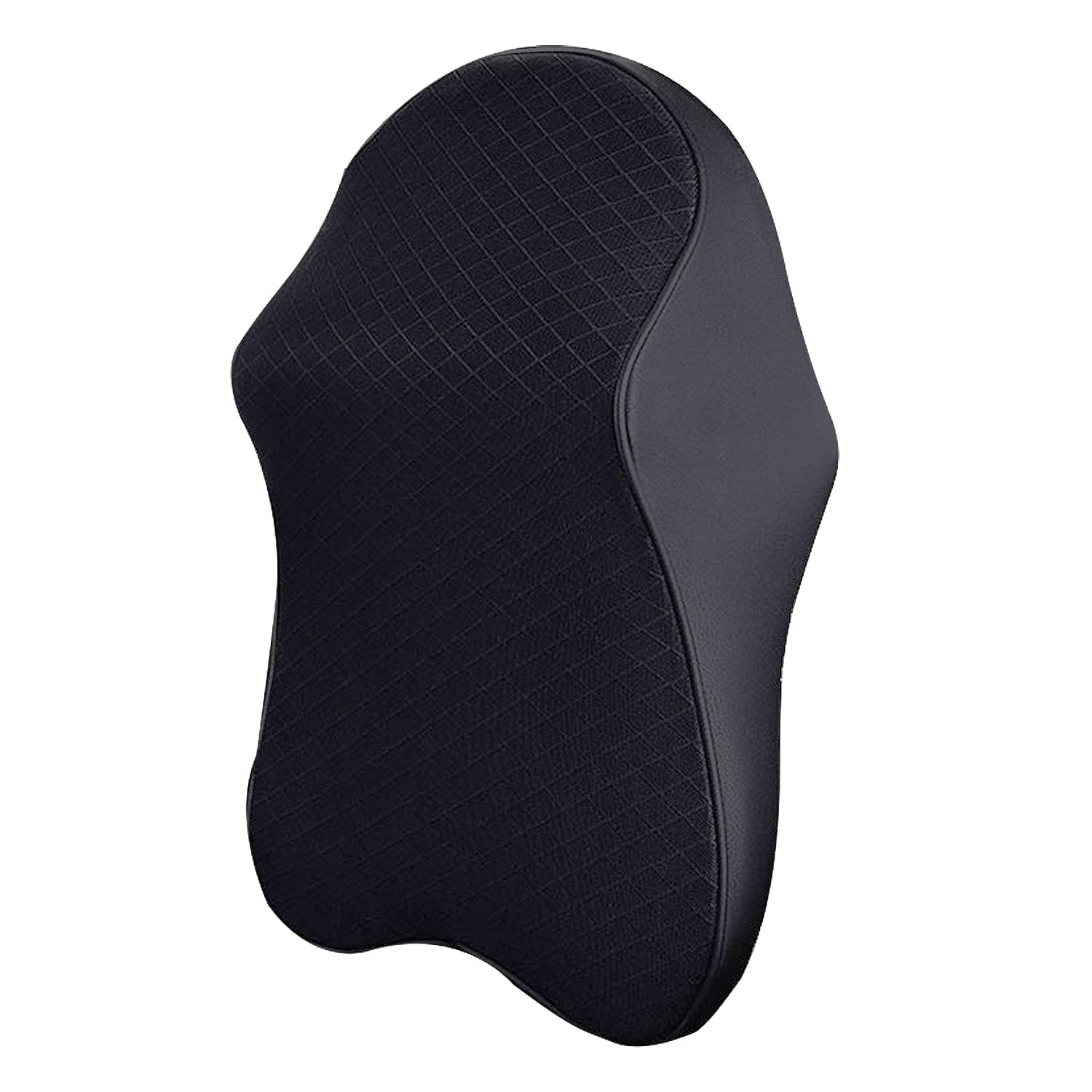 Avantara Creation Car Pillow Black Car Seat Neck Pillows Headrest Pillow Support Memory Ideal for Pain Relieve Cervical Removable Washable Cover Head Travel Office Daily Cushion Chair(Pack of 1)-image-38