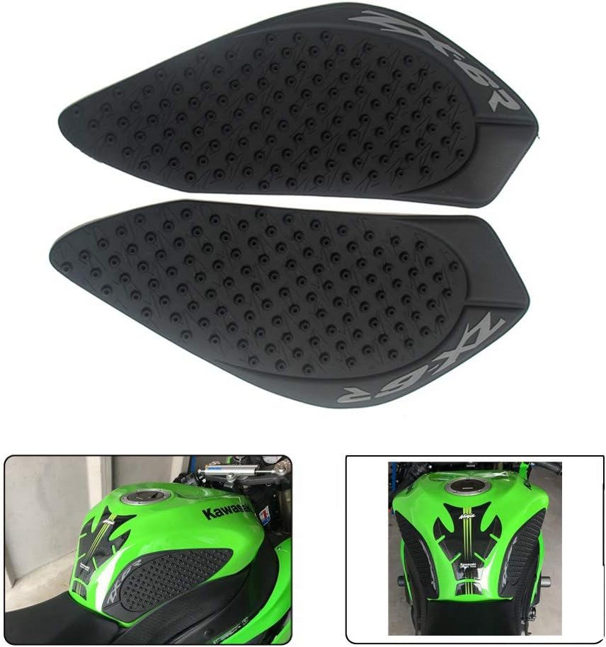 Motorcycle Gas Tank Pad Traction Side Pads Gas Fuel Knee Grip Decal Protector For Kawasaki Ninja ZX6R 2009-2015
