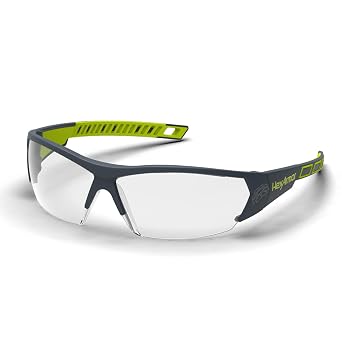 HexArmor MX250 Clear Safety Glasses for Men and Women | Anti-Fog | Scratch Resistant Wrap Around Lenses | Modern-Safety Glasses | Metal-Free | Certified ANSI Z87 | 100% UV Protected Eyewear