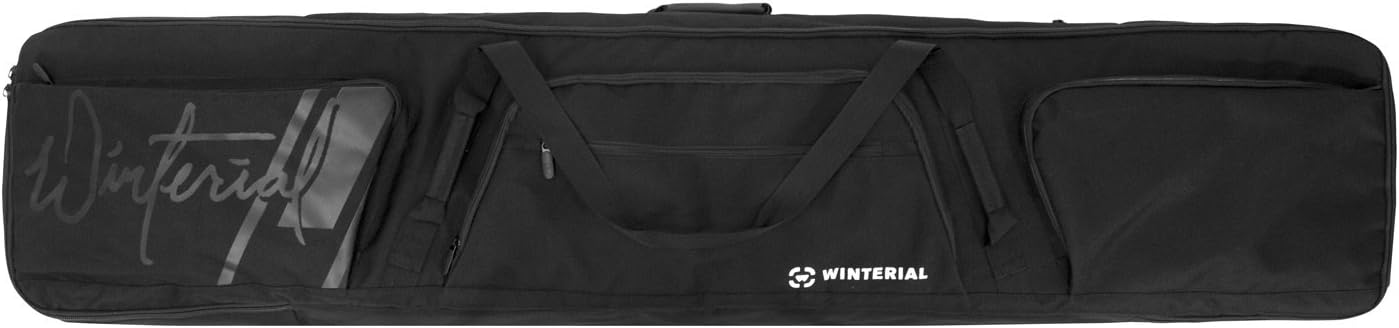 Winterial Rolling Double Snowboard Bag 2019 Snowboard Bag with Wheels, Fits 2 Boards/Double Layered Water Resistant Perfect for Road Trips and Air Travel (64 x 11.5 inch, 162.5 x 29cm)