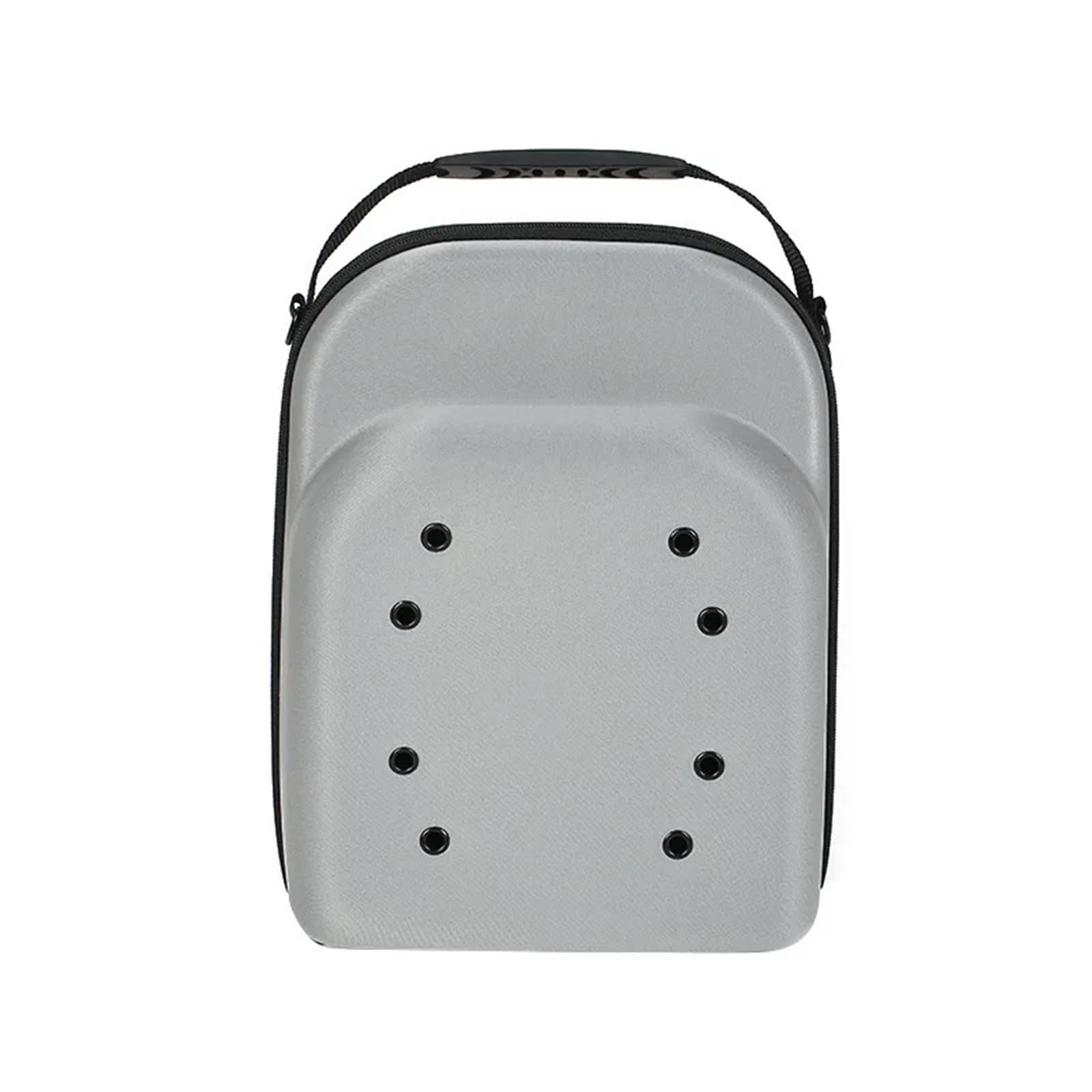 YUSUZH Baseball Hat Travel Bag Protective Portable Case Outdoor Organizer Sport Cap Storage Carrier Box Backpacks for Closet or Travel(Grey)