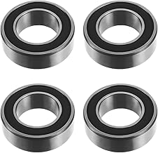 HUAREW Wheel Flange Ball Bearing 20 x 35 x 11 mm Ball Bearing for All Types of Industrial Equipment, Transport Vehicles, Machines (Pack of 4)