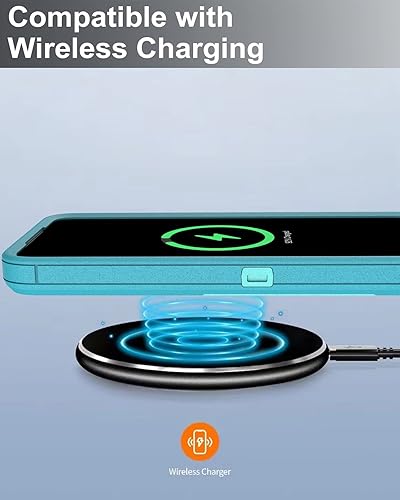 Miniatura 7 de Dahkoiz Funda para Samsung Galaxy S23-FE y protector de pantalla de vidrio, cubierta de puerto a prueba de polvo, cubierta de goma de silicona de