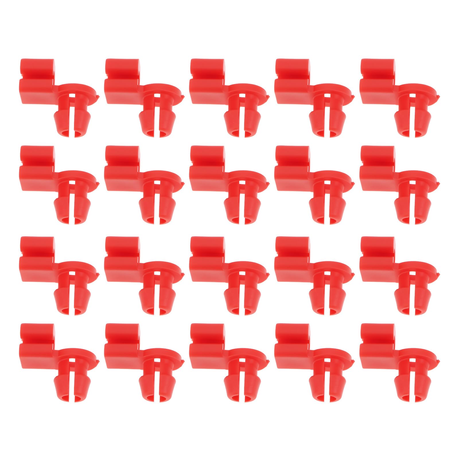 As Axis Spindleon Red 20 Pack Door Handle Rod Clips Plastic Replace Oem 11026885 Compatible With Fiat 500 Abarth