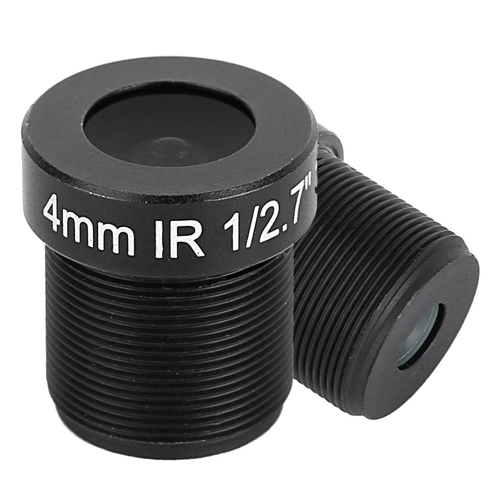 CCTV 4mm 3MP HD Obiettivo Scheda di Sicurezza Sostituzione Obiettivo della Fotocamera con Lunghezza focale Fissa, Obiettivo Pixel ad altissima Definizione 12M Adatto per Il Sistema