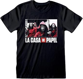 Money Heist Unisex Adult Photograph T-Shirt