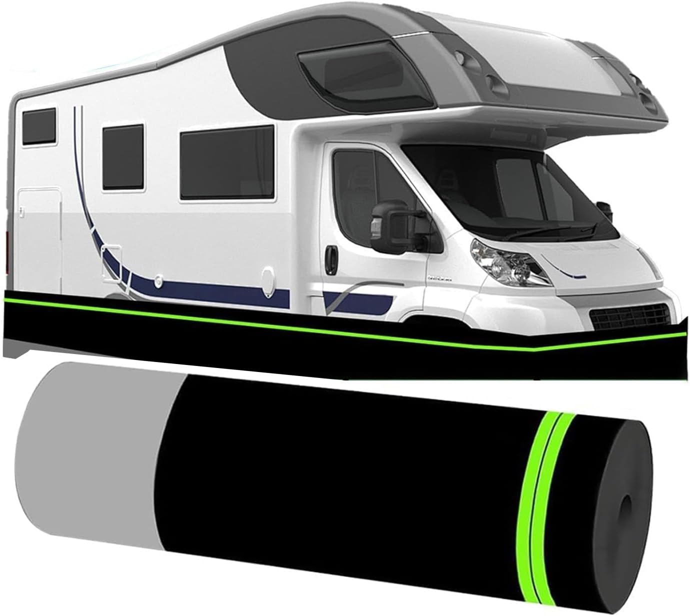 Camper Skirting for Winter 31/36/40in Tall Rv Winter Skirting, Insulated Mobile Home Exterior Skirt for Motorhomes 5th Wheels for Trailers Motorhomes 5th Wheels(High: 40in,59FT/18M)