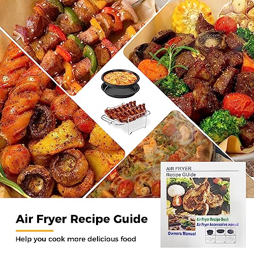 Accessories For Air Fryer, 15Pcs Air Fryer Accessories For 3.0Qt-5.8Qt Cosori Gowise Phillips Ninja Cozyna Air Fryers #TOP7