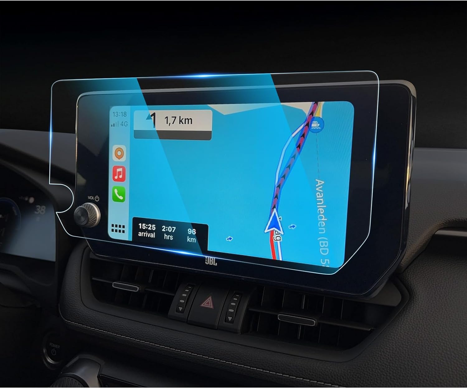 CDEFG For 2023-2025 Toyota RAV4 Screen Protector - 10.5 Inch 9H HD Tempered Glass - (LE, XLE, XLE Premium, Limited) Touchscreen Accessories RAV4 10.5 Inch HD Tempered Glass 2023-2025