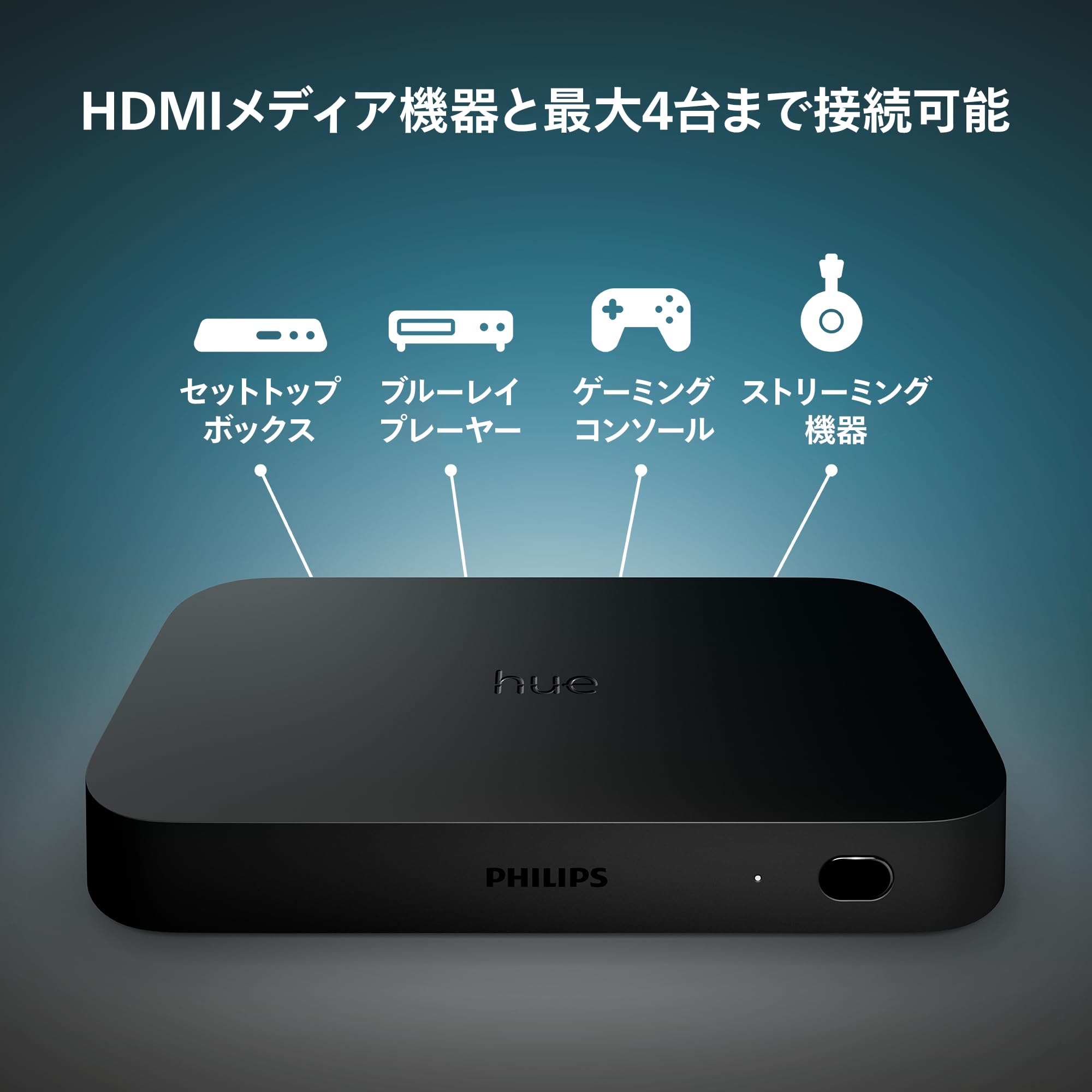 その他 Philips Hue Sync Box 楽天市場】【公式】Philips Hue Play HDMI Sync Box │ フィリップス