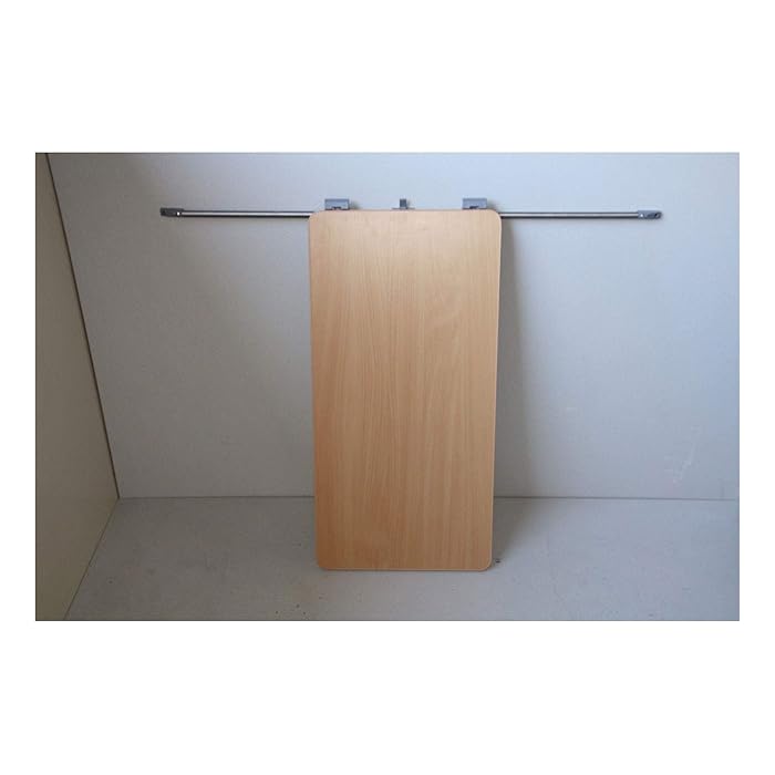 Buy Clearcut 800 x 400 Cherry Campervan Table & Rail, Motorhome Table with Folding Leg