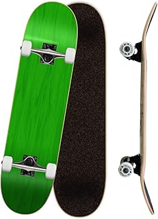 Yocaher Pro Skateboards Blank, Checker, Camo Professional Complete Skateboard 7.75" w/ 7Ply Maple Deck, Aluminum Alloy Truck, ABEC-9 Bearing, 54mm Skateboard Wheels, Concave Cruiser Trick Skateboard