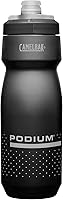 CamelBak Podium 24oz Bike Water Bottle - Black | Leakproof High-Flow Squeeze for Road MTB Cycling Hydration