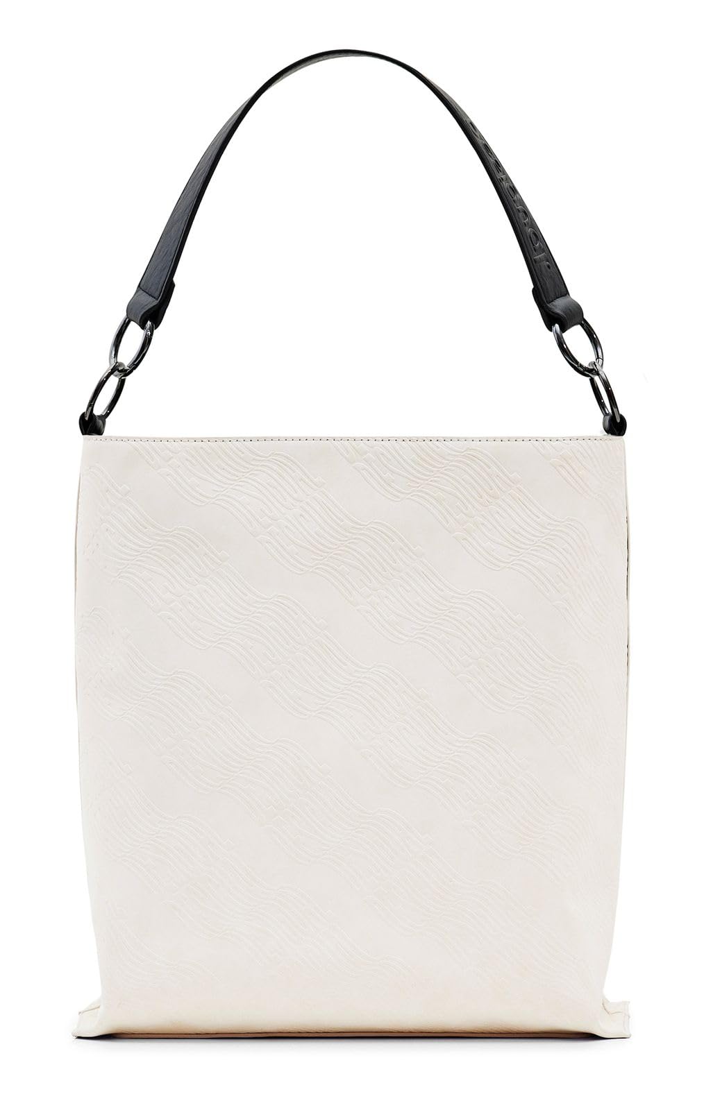 Desigual Women's Bag_LOGORAMA BUTAN 1008 Beige Crude, White, U