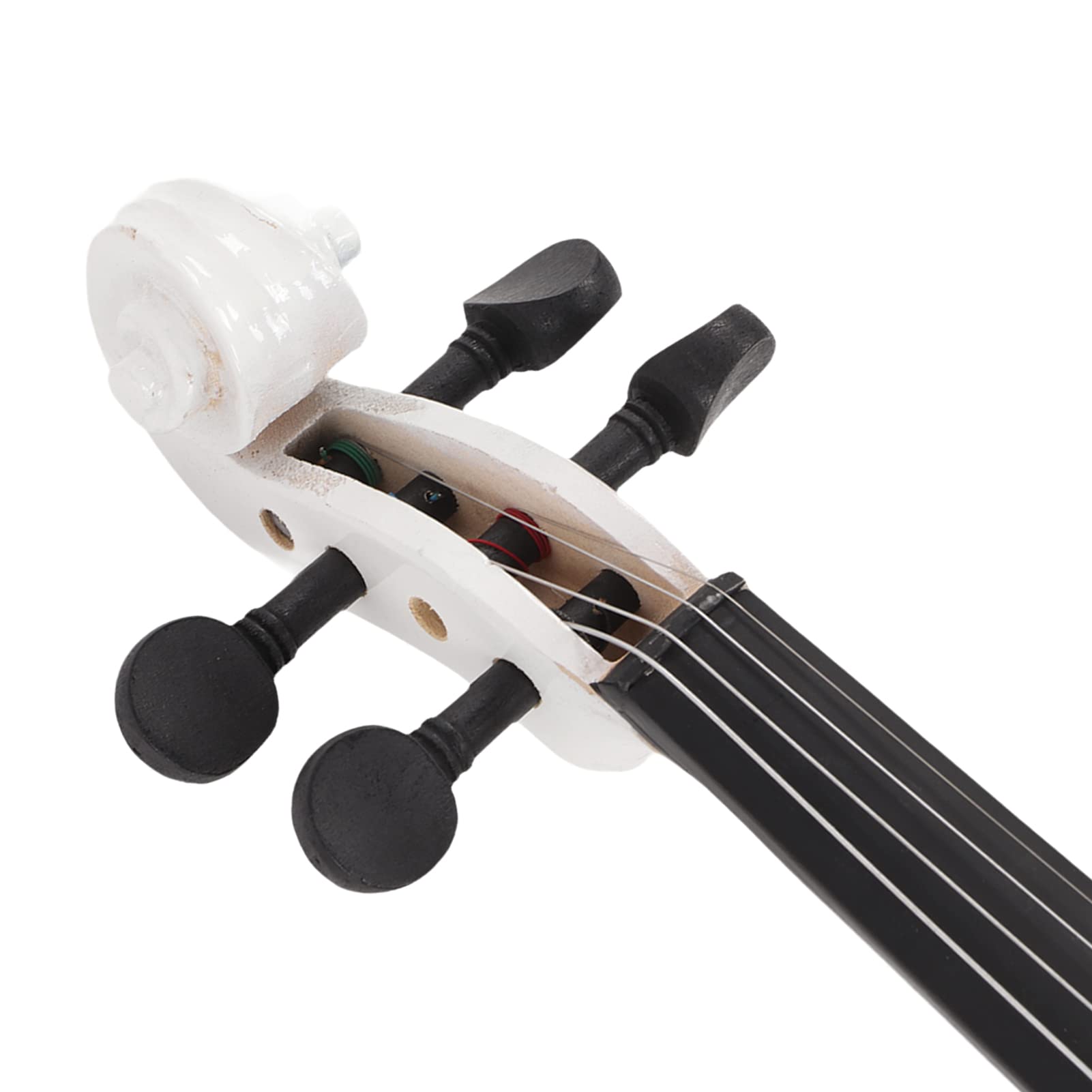 Generic Kit per Violino in Legno per Principianti con Colofonia per per Studenti Adulti in Misura 4/4 Bianca