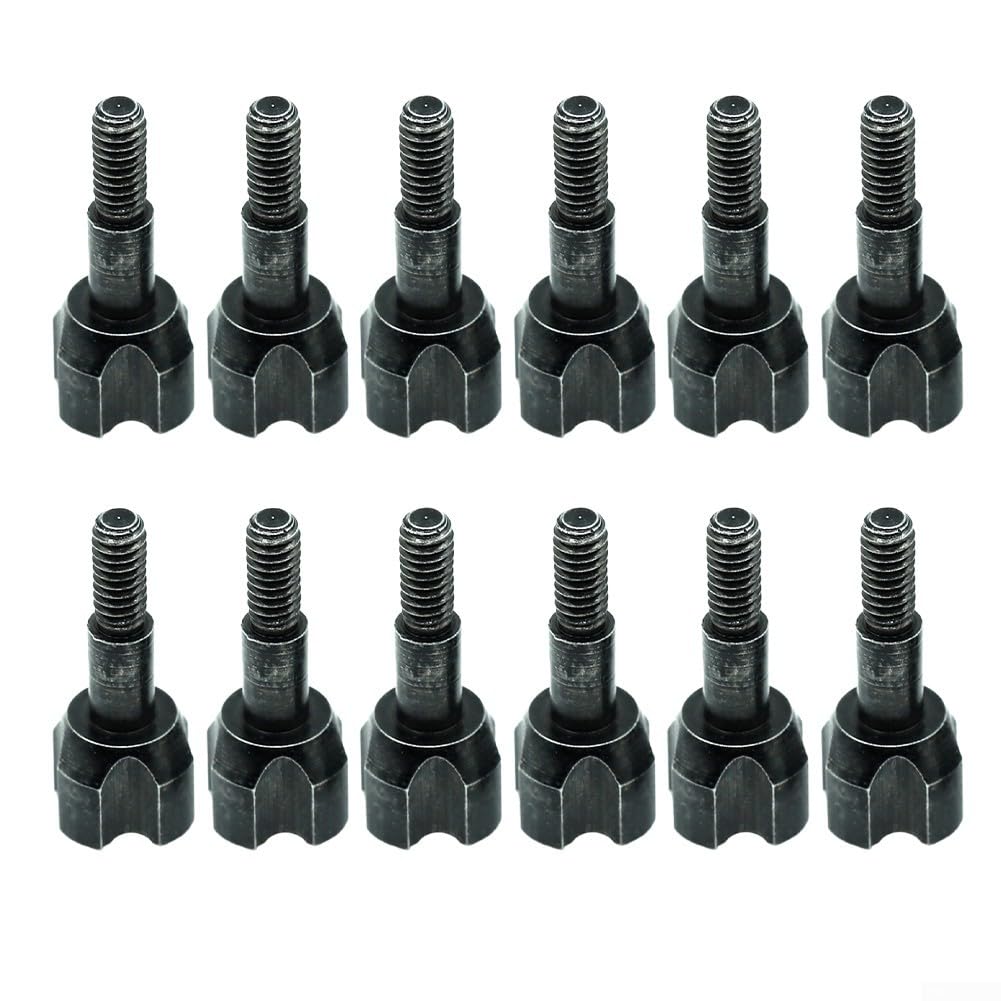 Maximize Energy Transfer 12pcs Archery Points Tips Hunting Arrow Field Point Practice Powerful Impact(125grains)
