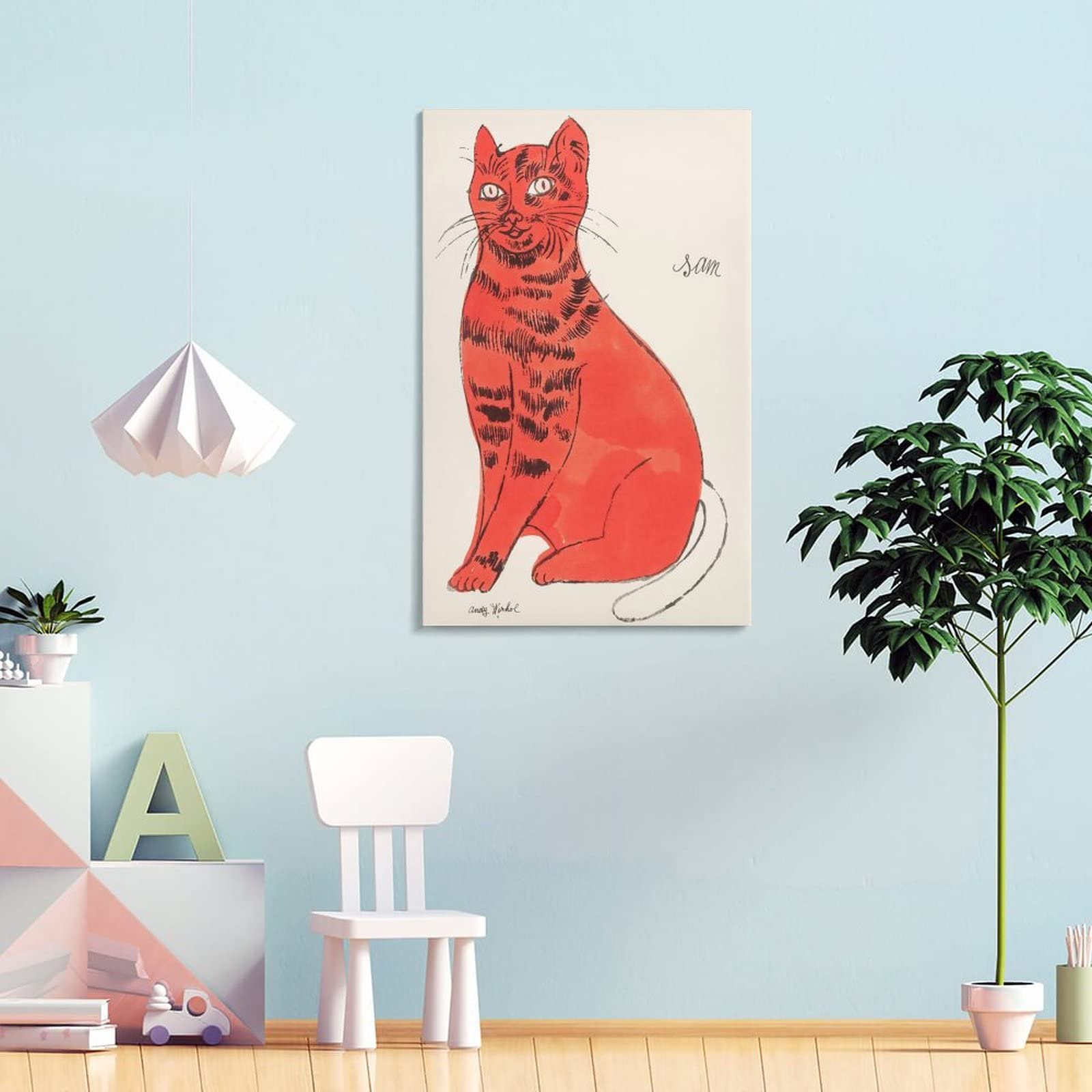 Amazon.co.jp: Andy Warholアンディウォーホル (猫) アートポスター 2