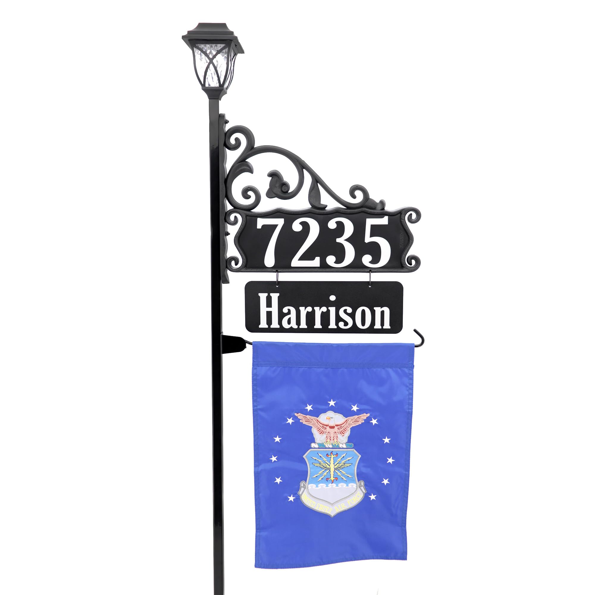 Address America - Boardwalk Double Sided Reflective Address Sign With
