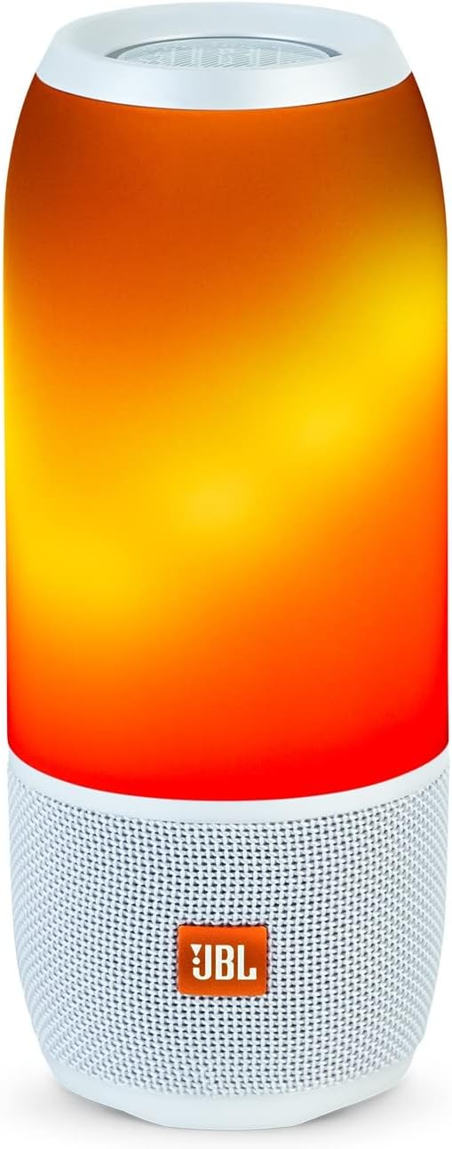 JBL Pulse 3 Portable Bluetooth Speaker White