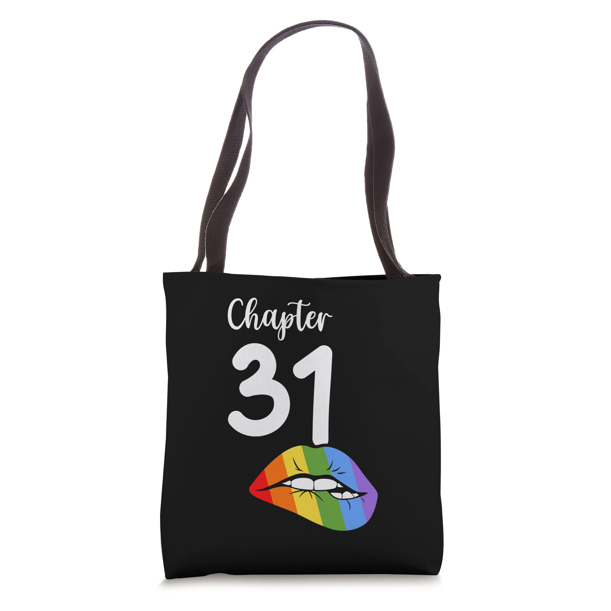 LGBT sexy lips rainbow chapter 31 Birthday celebration Tote Bag
