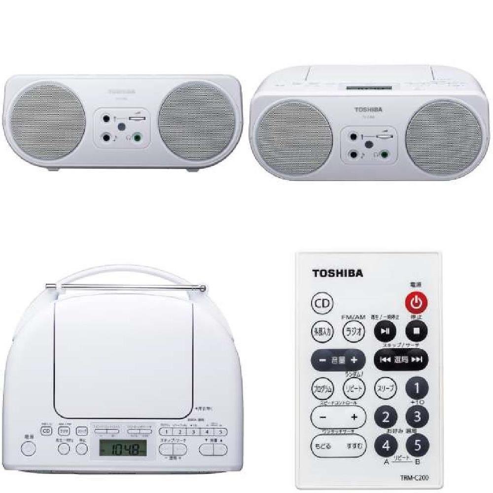 Amazon.co.jp: TY-C200-W(ホワイト) CDラジオ ワイドFM対応