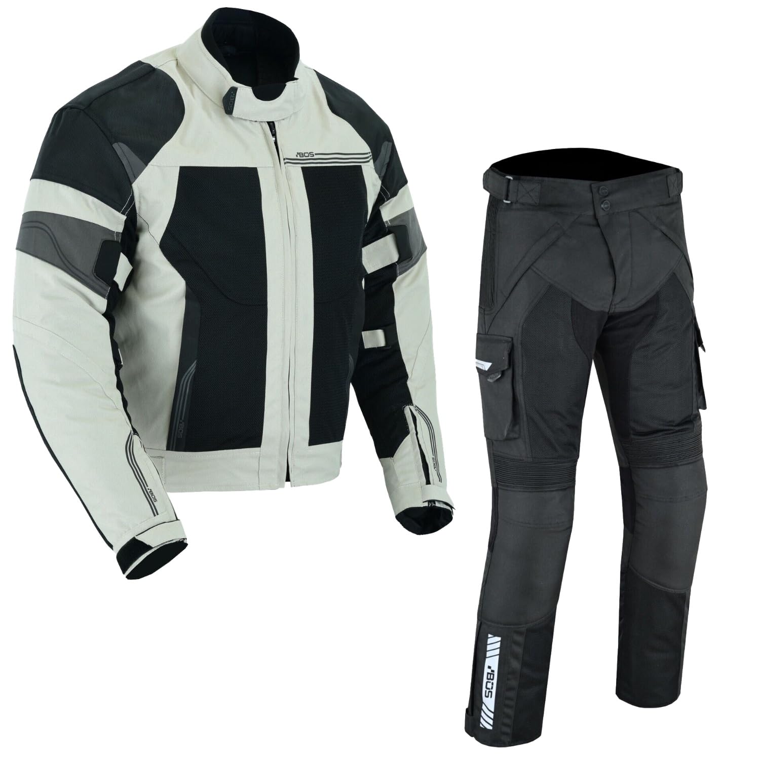 Motorrad Textil Anzug für Herren – Sommer Jacke und Hose, 2-Teiler,Herren Motorrad Textil kombi,Motorrad Sommer Jacke und Hose,Biker Motorrad Kombi