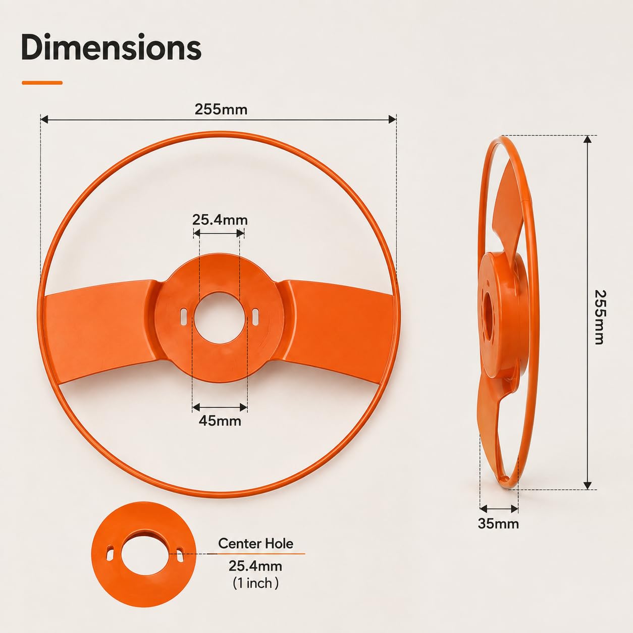 Protection de Débroussailleuse pour STIHL FS 361 C-EM, Anneau Anti-Projections avec Protection de Tête de Coupe et Barrière Contre Les Pierres