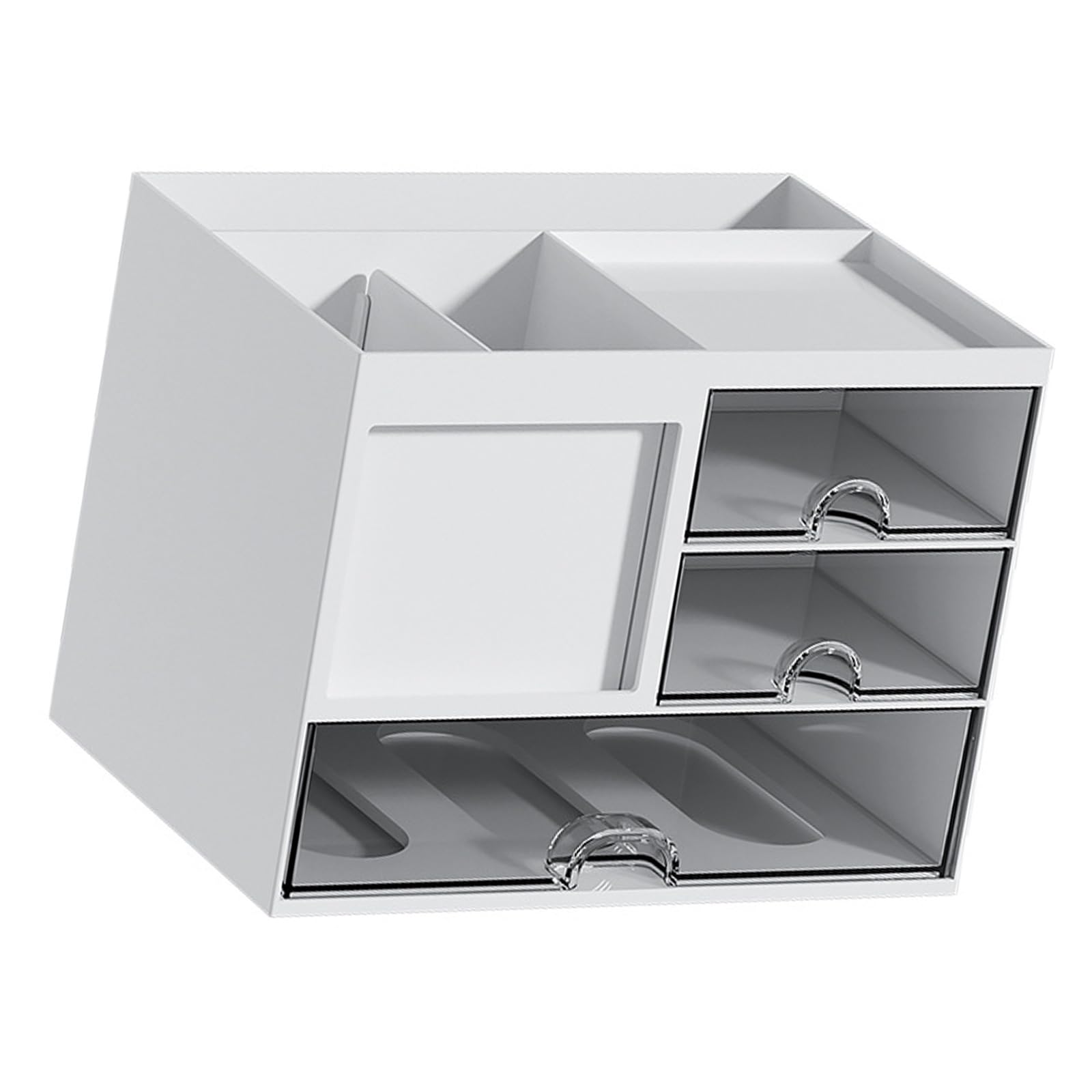 HZGFNBZ Multifunctional Desk Pen Organizers with Drawer Stacking Desktop Desk Makeup Case for Bedroom Pencil