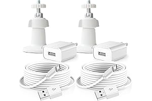 2-Pack SimpleSafe Camera Wall Mount & Charger