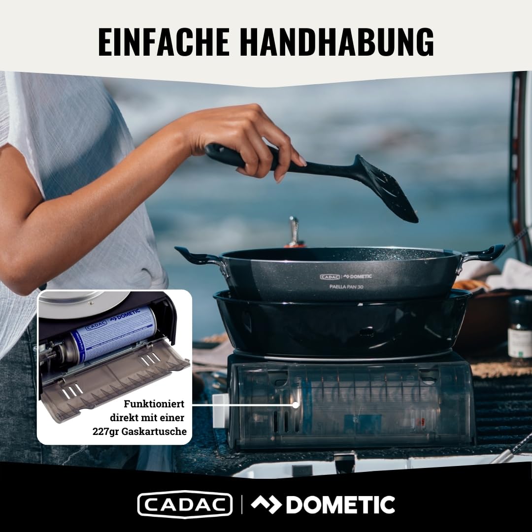 CADAC - Safari Chef Compact 30 - Stahl - Aluminium - Kunststoff - Gas Barbecue - 50mBar