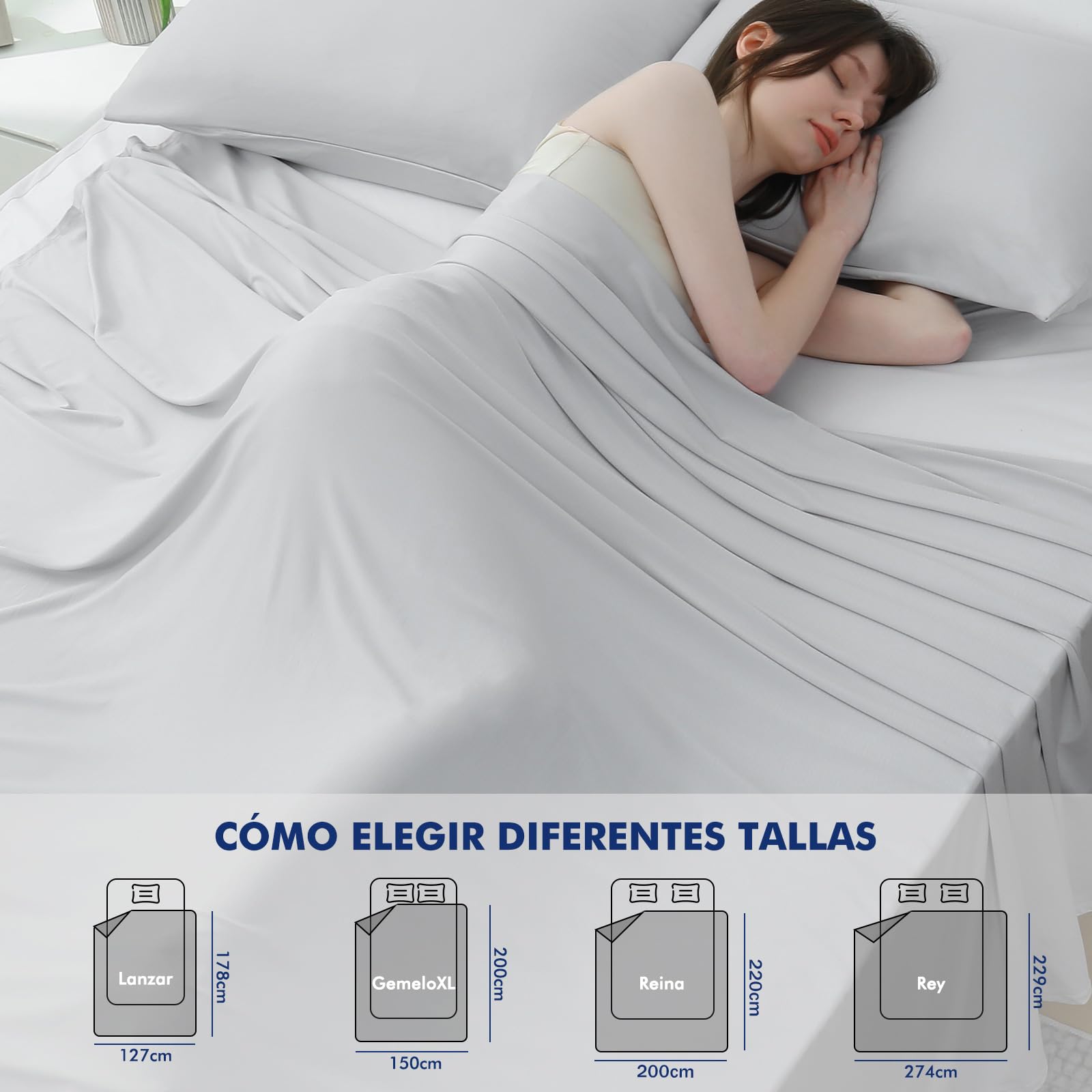 Elegear Manta Refrescante 150 × 200 cm, Manta de Verano con Iones de Plata y Fibras de Enfriamiento ARC-Chill 3,0 Q-MAX> 0,5, Enfriamiento Instantáneo, Hipoalergénica, Transpirable Y Ligero, Gris
