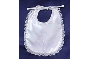 Infant Baptismal Bib, a Cherished Keepsake for a Baptism Blessing