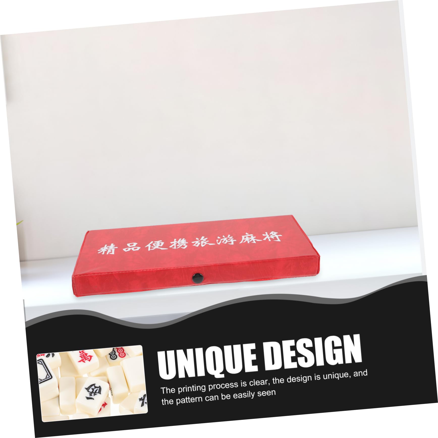 YARNOW Gioco Di Tessere Mahjong Mini Set Portatile Tradizionale Cinese Accessori Per Giochi Da Tavolo Da Viaggio Set Mahjong Per Casa