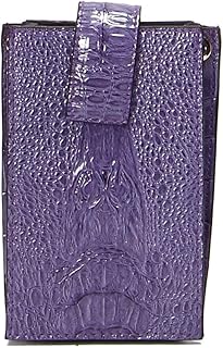 شنطة اليكسا كروك من الجلد للبنات والنساء من تي جي اس - لون أرجواني فاتح